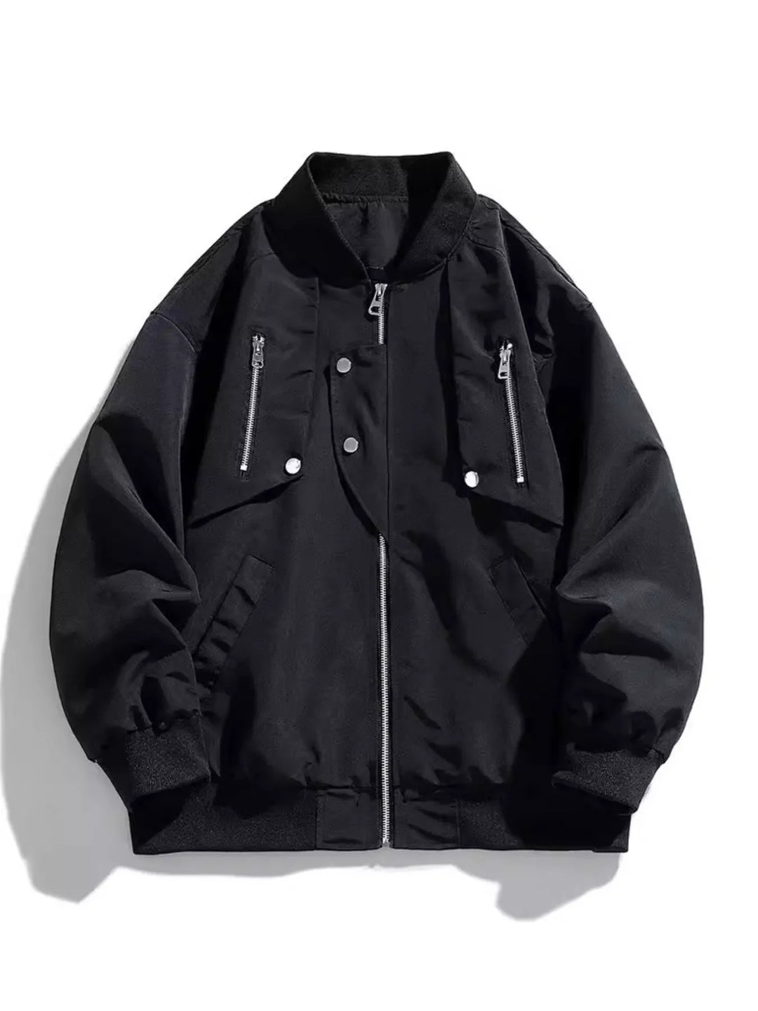 Men's Plus Size Casual Lightweight Bomber Jacket