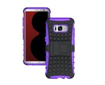 Tire pattern S8 mobile phone case S8 Plus anti-fall water jacket Two-in-one shatter-resistant bracket