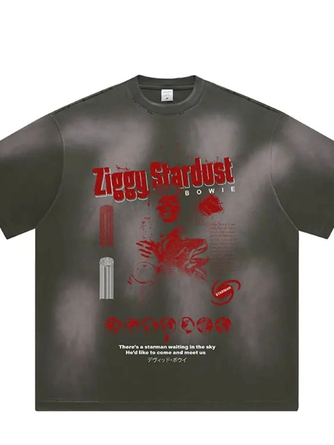 Men's Graphic Round Neck Short Sleeve T-Shirt