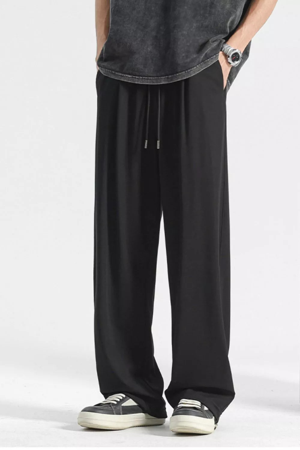 Men's Plus Size Casual Loose Fit Drawstring Sweatpants