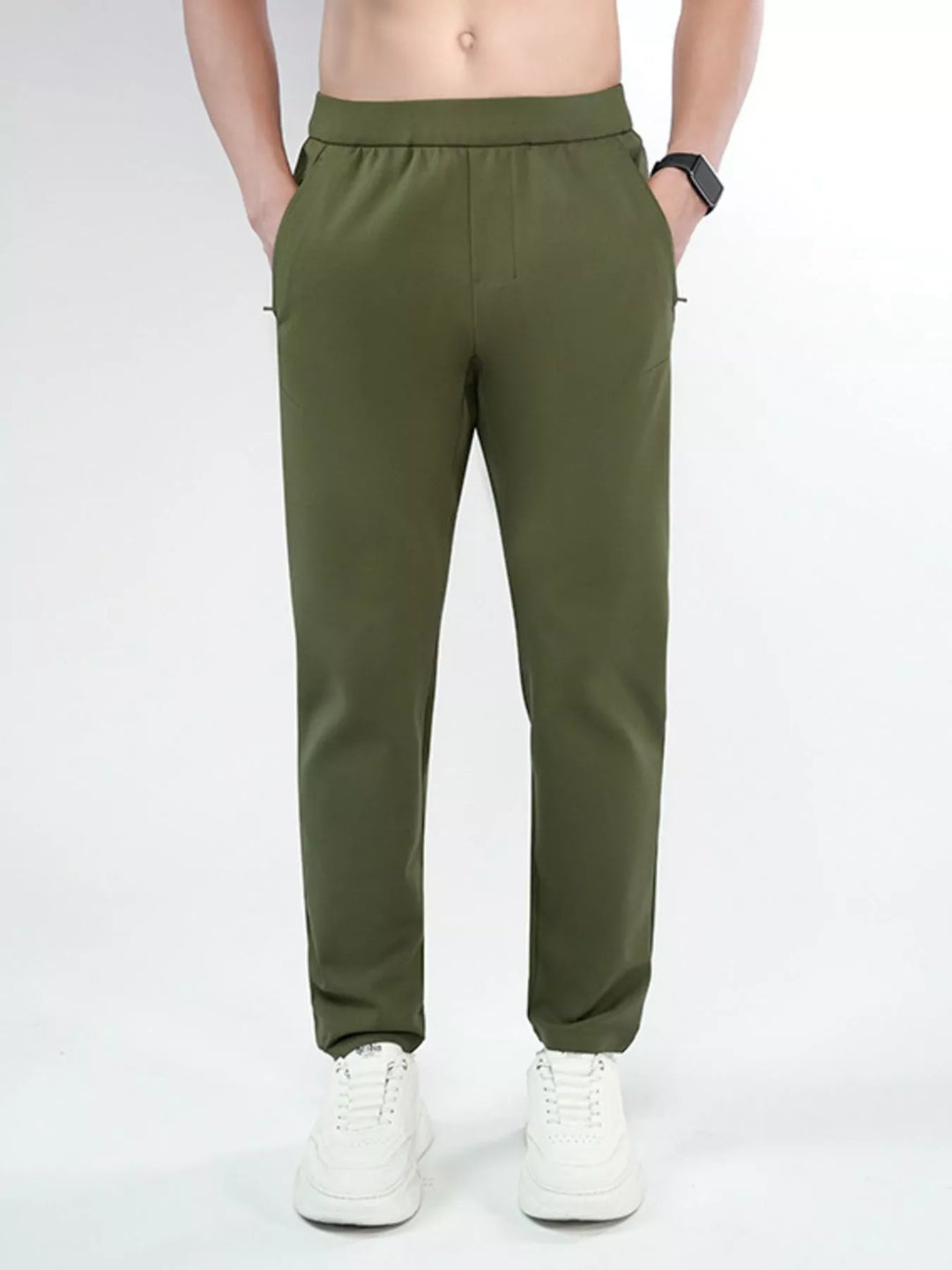 Men's Plus Size Slim-Fit Stretch Pants