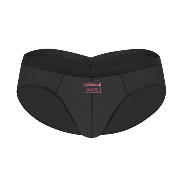 V-shaped Pleated Sexy Hip-lifting Briefs Ultra-thin U Contour Pouch