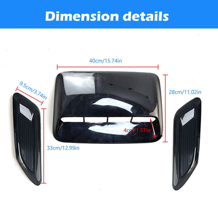 Car Airscoop Shroud Air Vent Engine Cover Decorative Cover