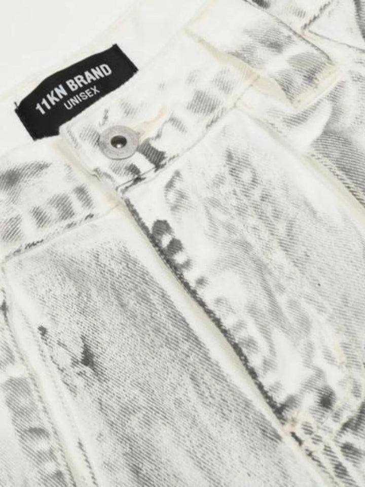 Men's Multi-Pocket Cargo Denim Jeans