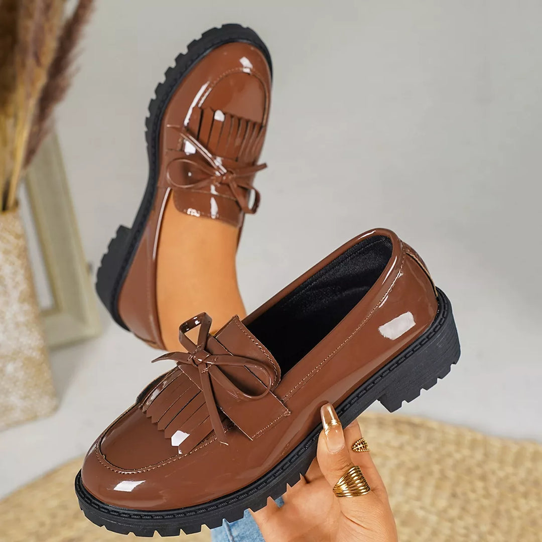Round Toe Slip-Ons