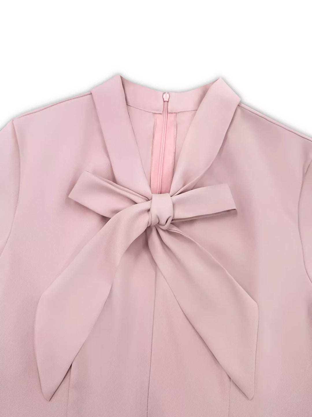 Bow-Knot Long Sleeve Mermaid Dress