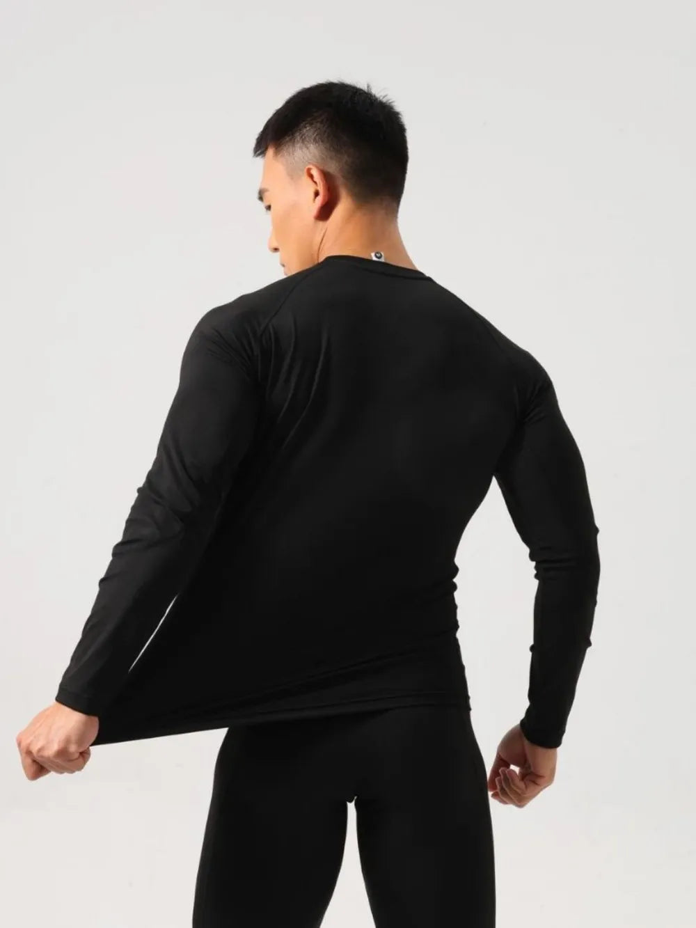 Men's Round Neck Long Sleeve T-Shirt
