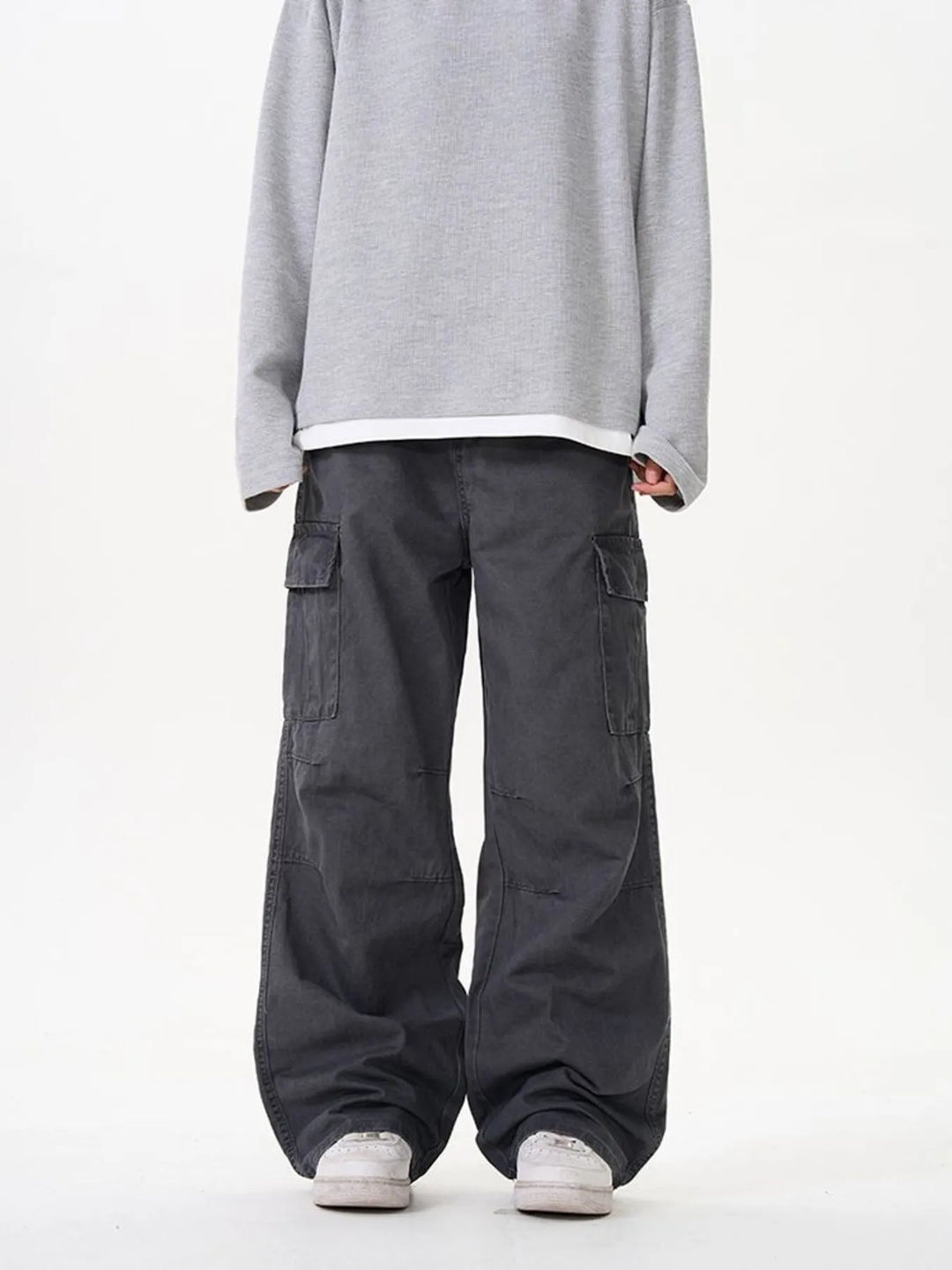 Men's Wide Leg Cargo Pants