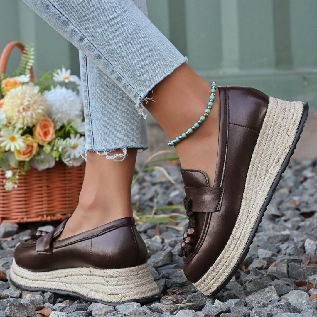 Round Toe Slip-Ons