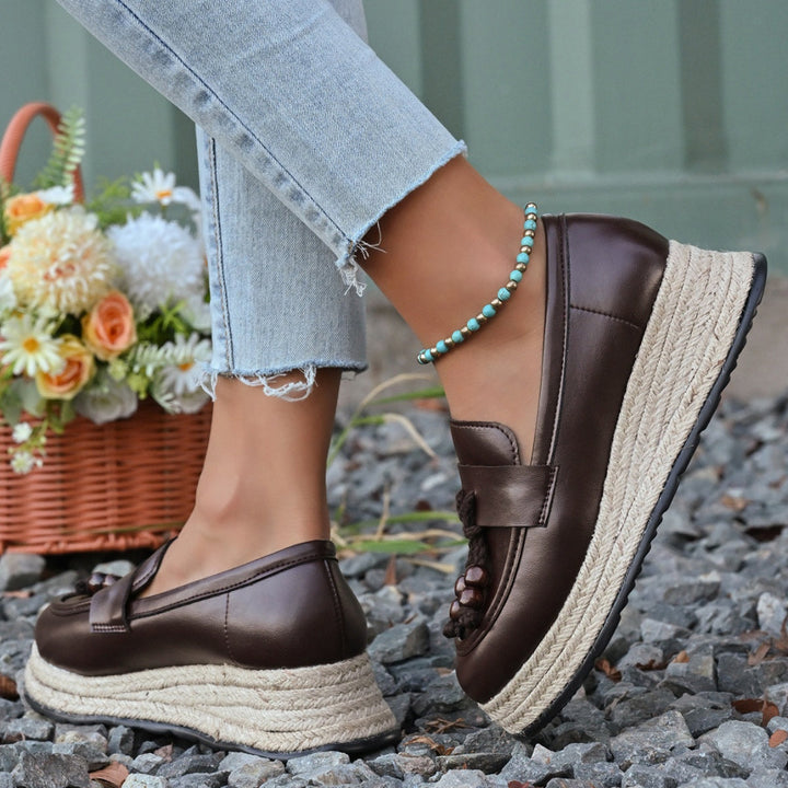 Round Toe Slip-Ons