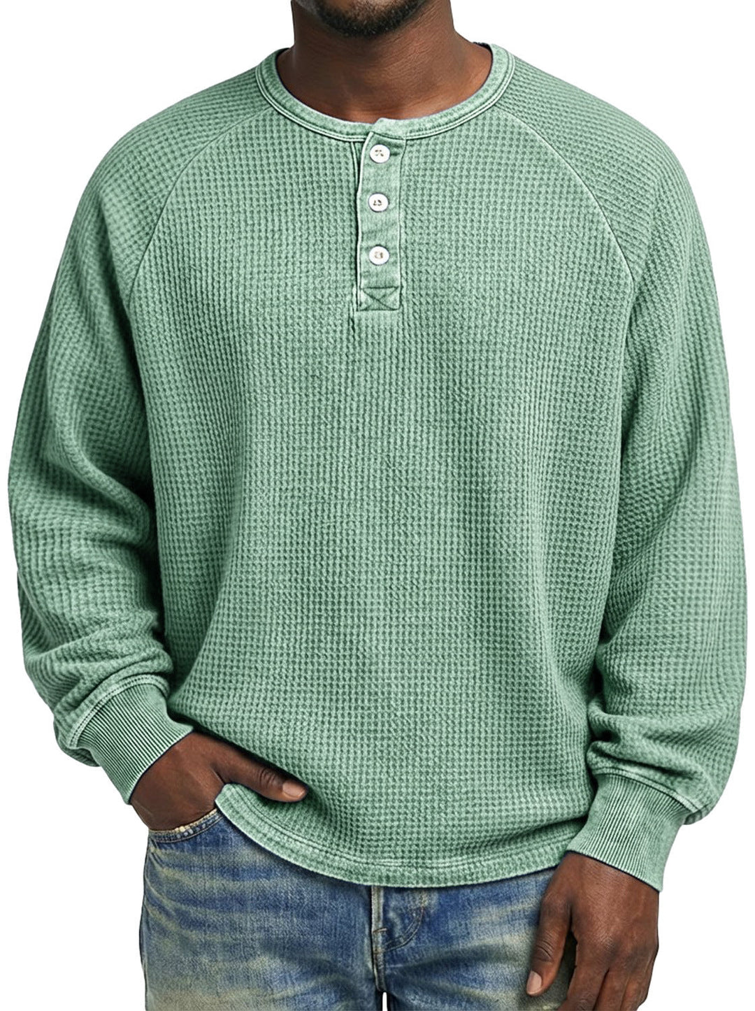 Mens Fashionable Printed Casual Long-sleeve Shirt