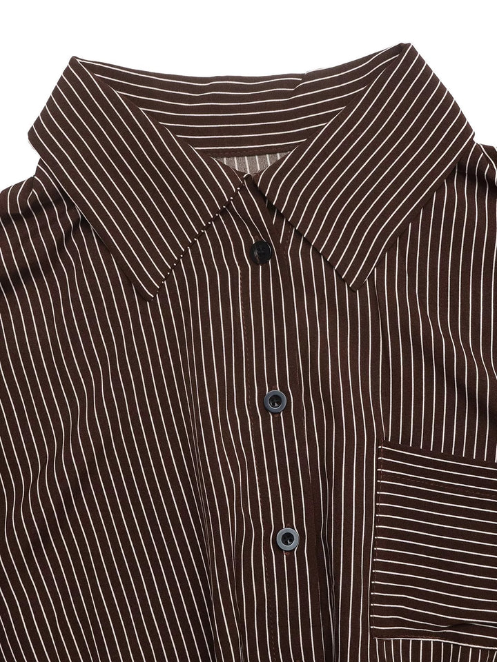 Striped Button-Up Bodysuit