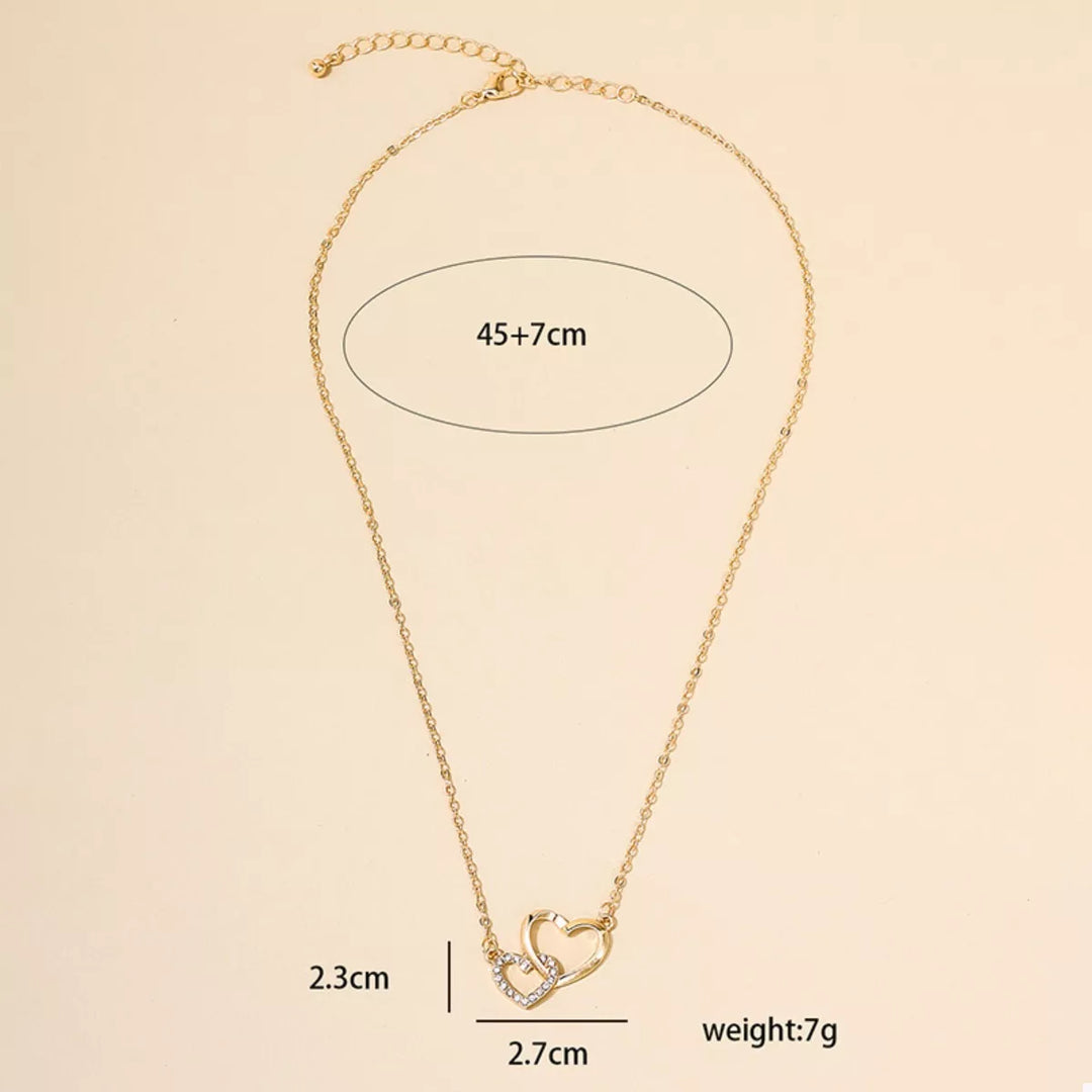 18K Gold-Plated Heart Pendant Necklace