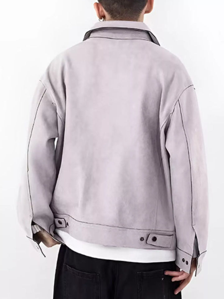 Men's Casual Lightweight Zip-Up Jacket