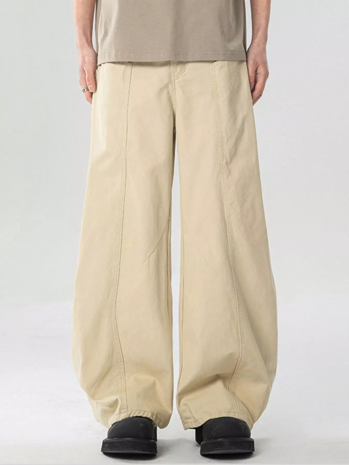 Men's Pocketed Wide Leg Pants