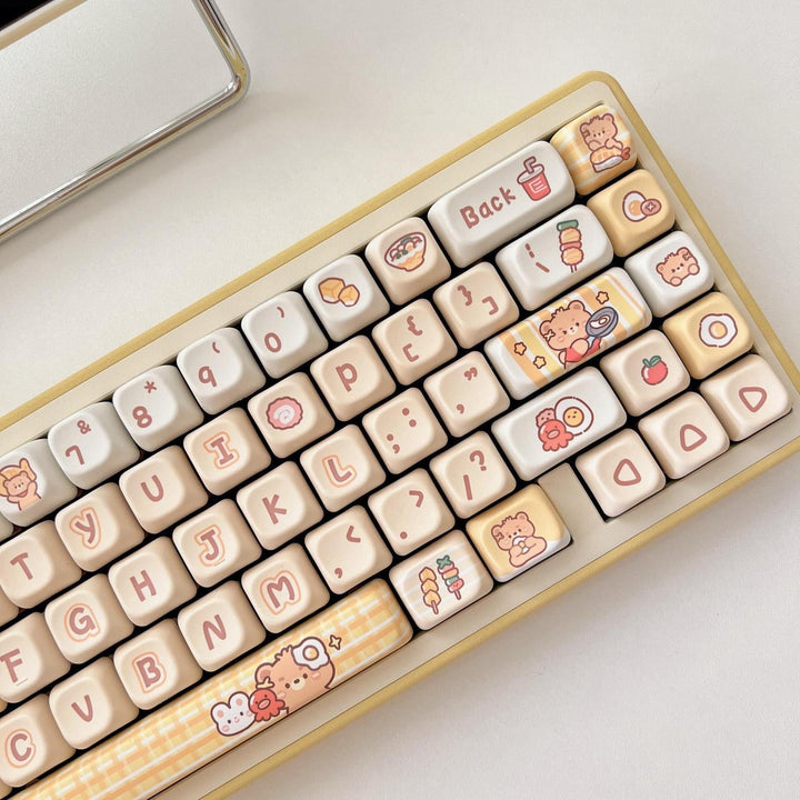 Key Cap EOA Height PBT Material Heat Sublimation High Aesthetic Value