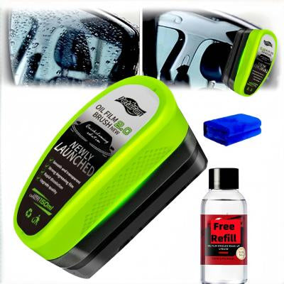 Green Car Glass Wiper Strong Oil-removing Film Crystal Plating Coating Water Drive