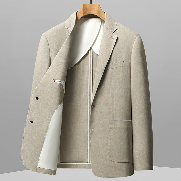 Men's Casual Suit Korean-Style Slim-Fit Single-Breasted Blazer Top