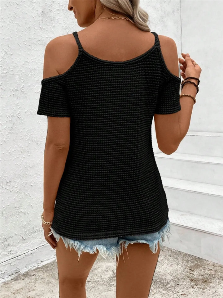 Crochet Cold Shoulder Top