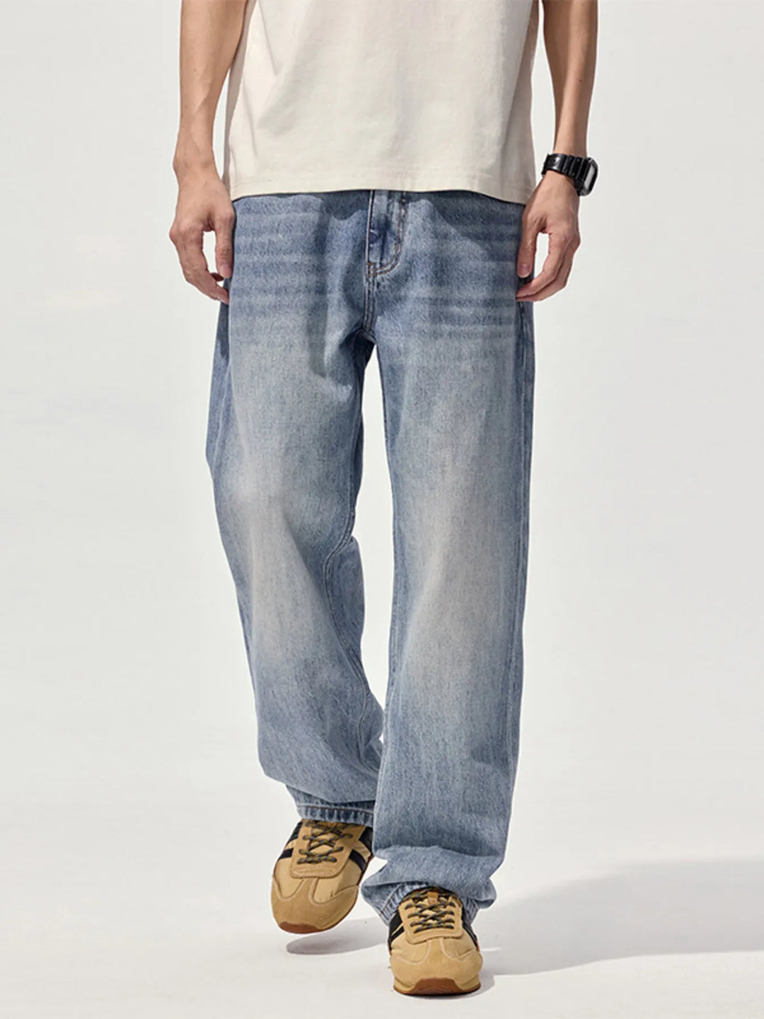 Men's Wash Relaxed Fit Jeans
