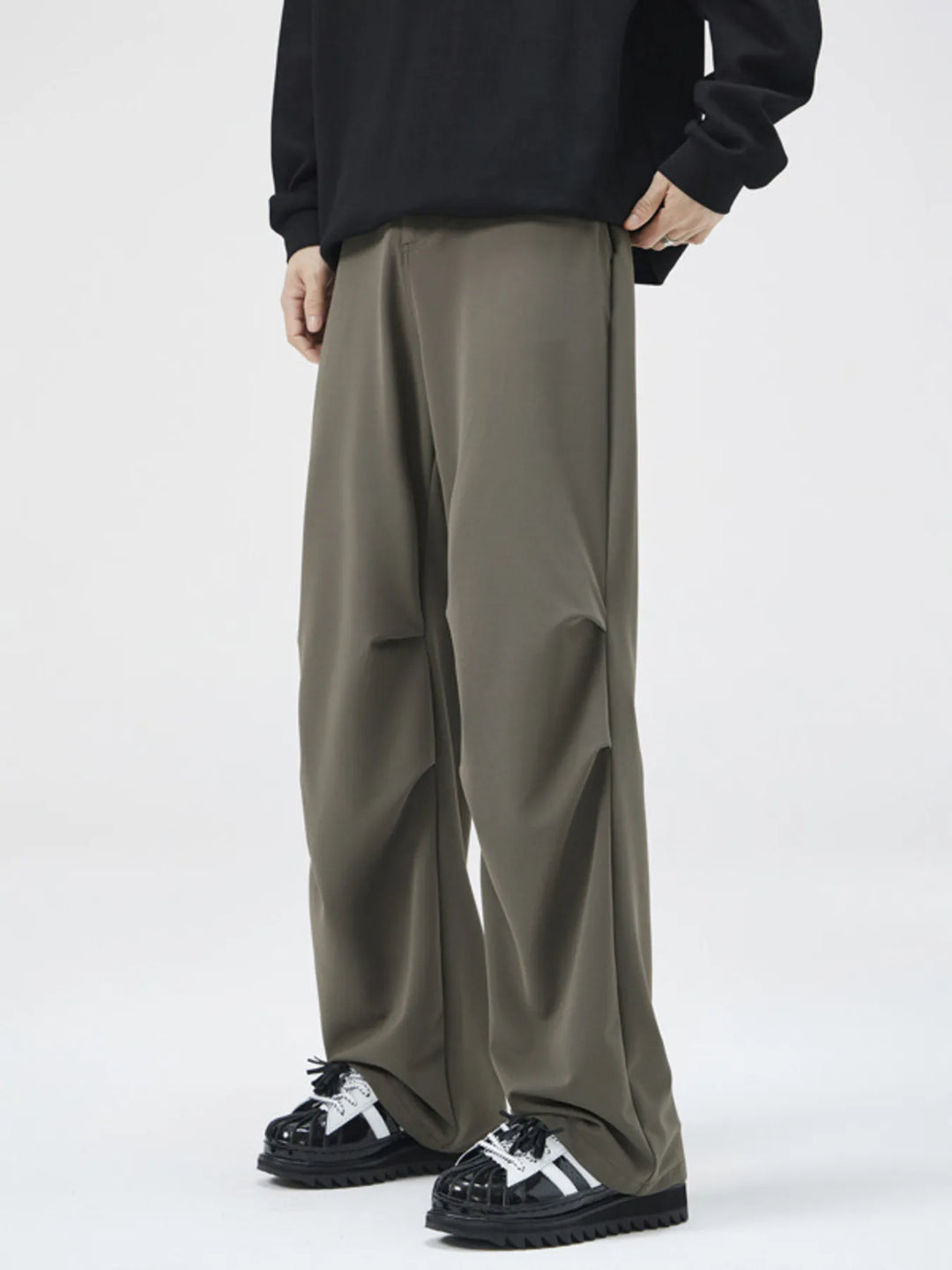 Men's Full Size Wide Leg Relaxed Fit Pants Plus Size