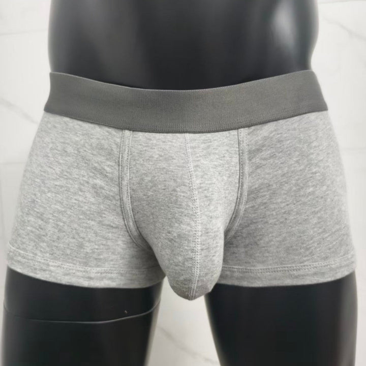Men's Underwear Combed Cotton U Convex Sports Flat Pants Simple