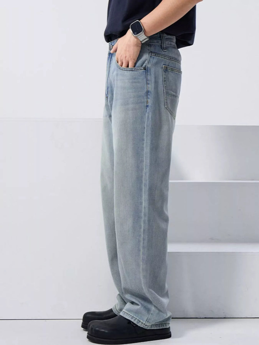 Men's Wash Relaxed Fit Jeans