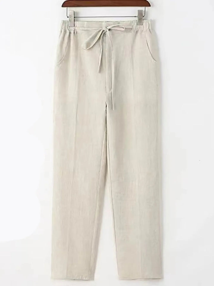 Men's Plus Size Wide Leg Pants