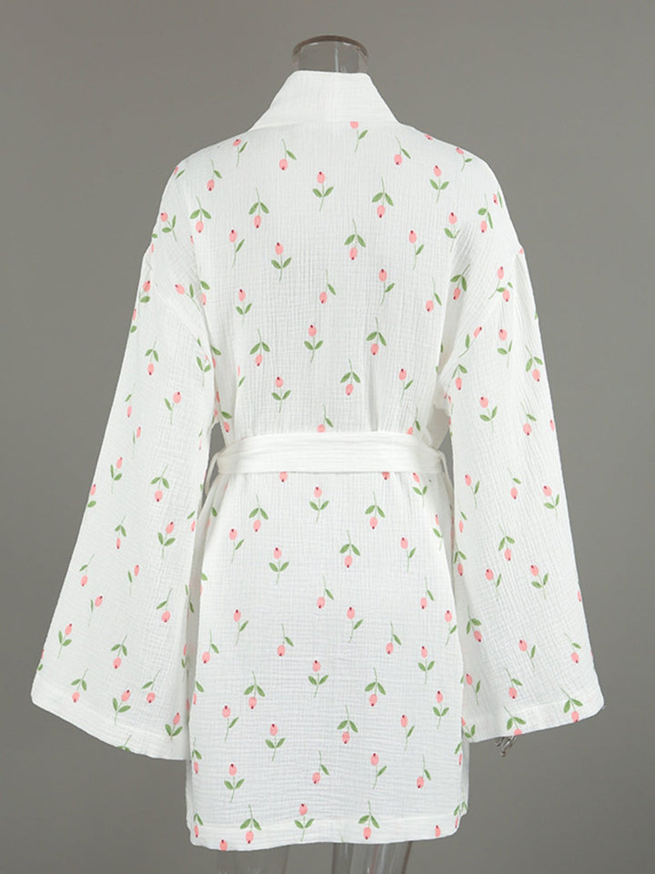 Floral Print Lightweight Lounge Nightgown
