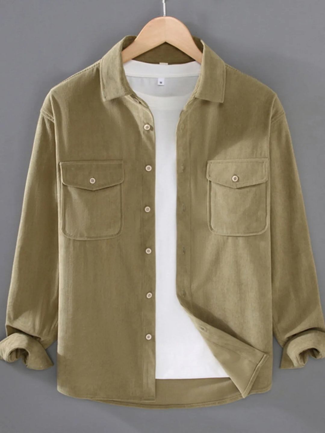 Men's Plus Size Button Down Collared Neck Shirt