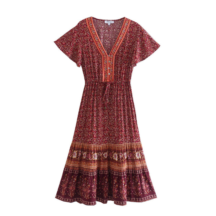 Spring Women Printing Positioning Floral