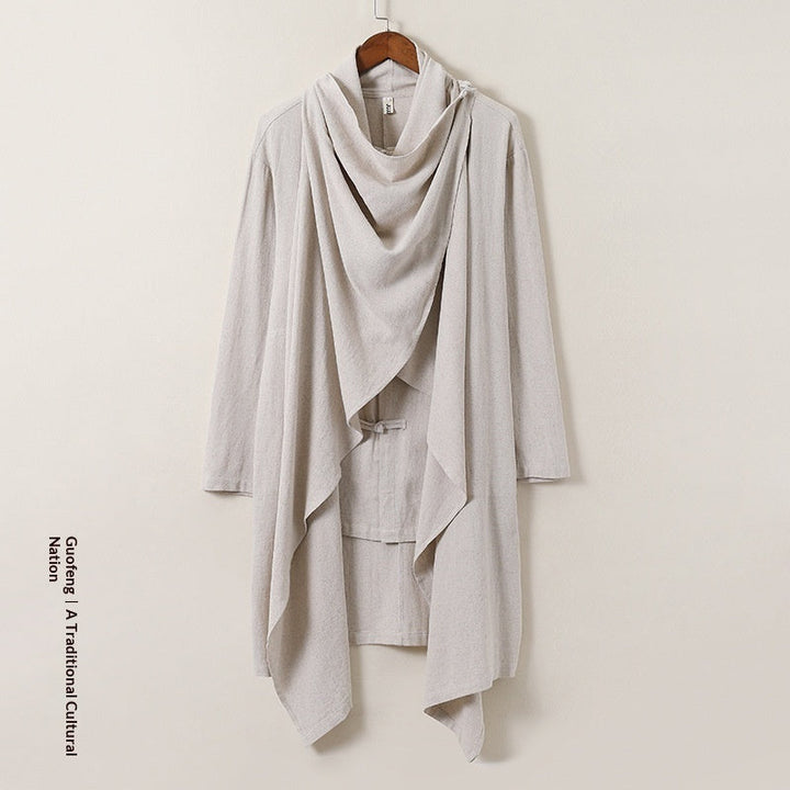 Linen Hanfu Casual-style Trench Coat Tang-style Shirt