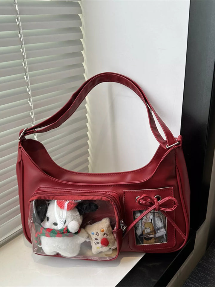 Clear Pocket Crossbody Bag