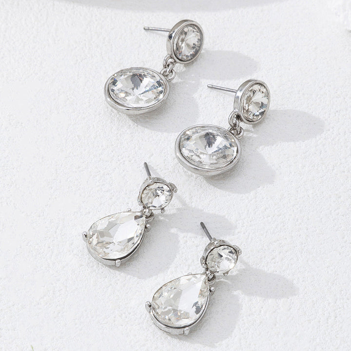 Wholesale Floral Interlinked Drop Earrings, New Niche Design Women  Earrings, European American High End Light Luxury Jewelry