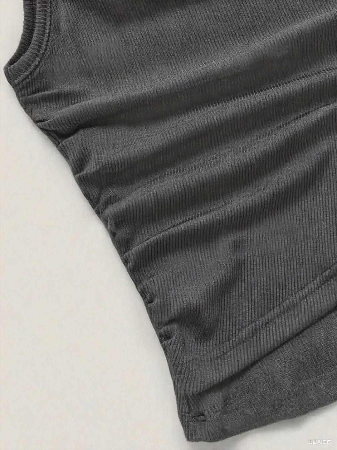 Side Tie Round Neck Tank and Pants Set