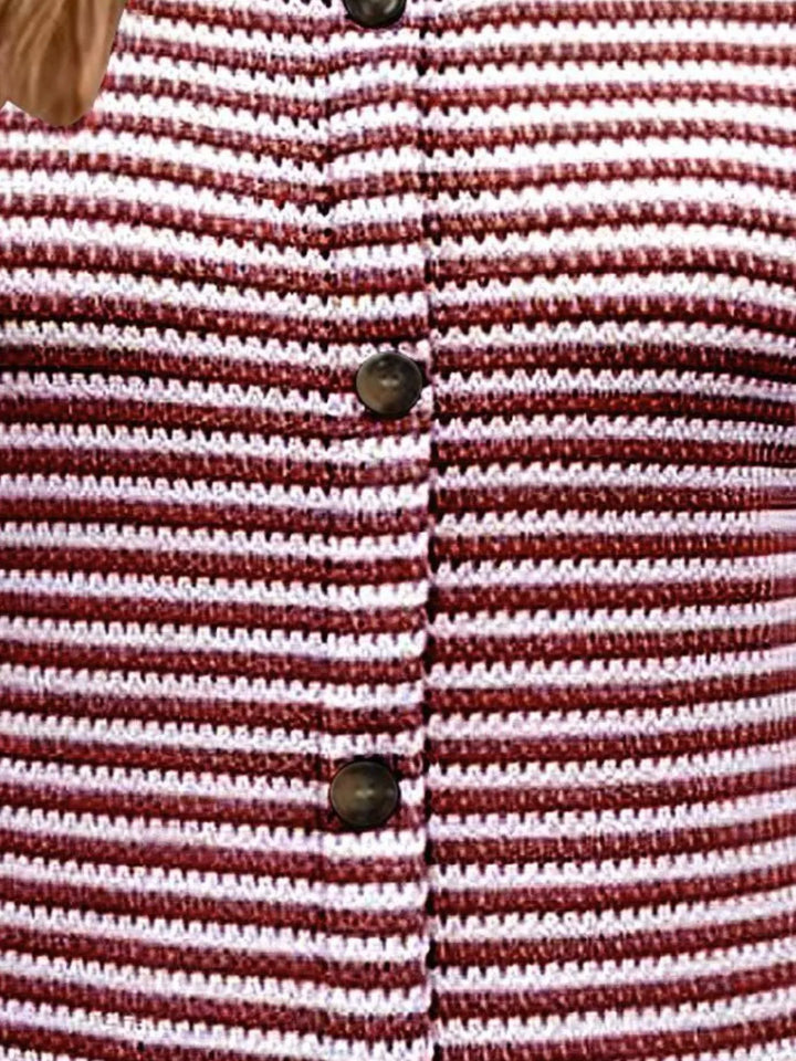 Striped Round Neck Tank Top