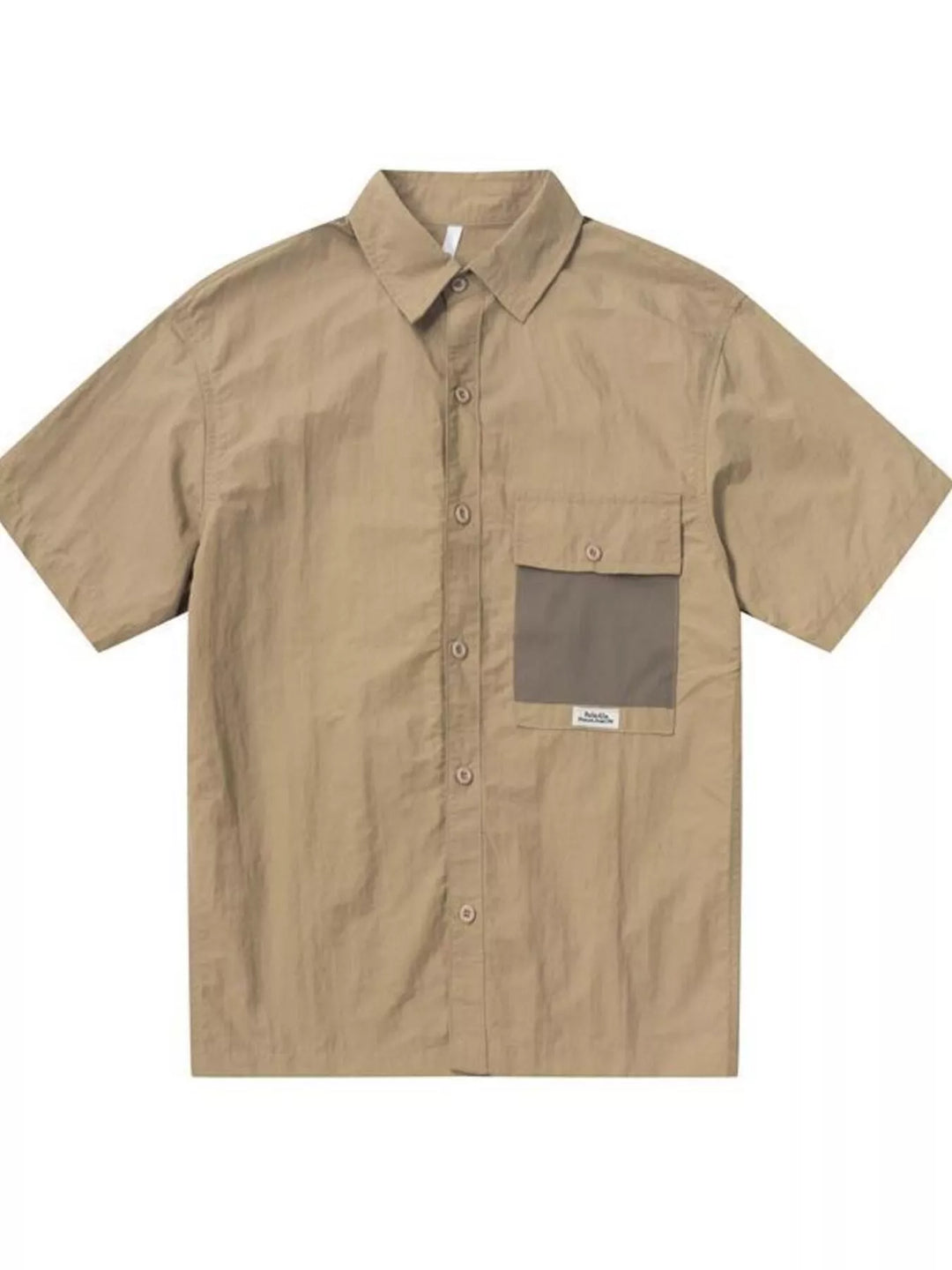 Men's Plus Size Button Up Short Sleeve Shirt