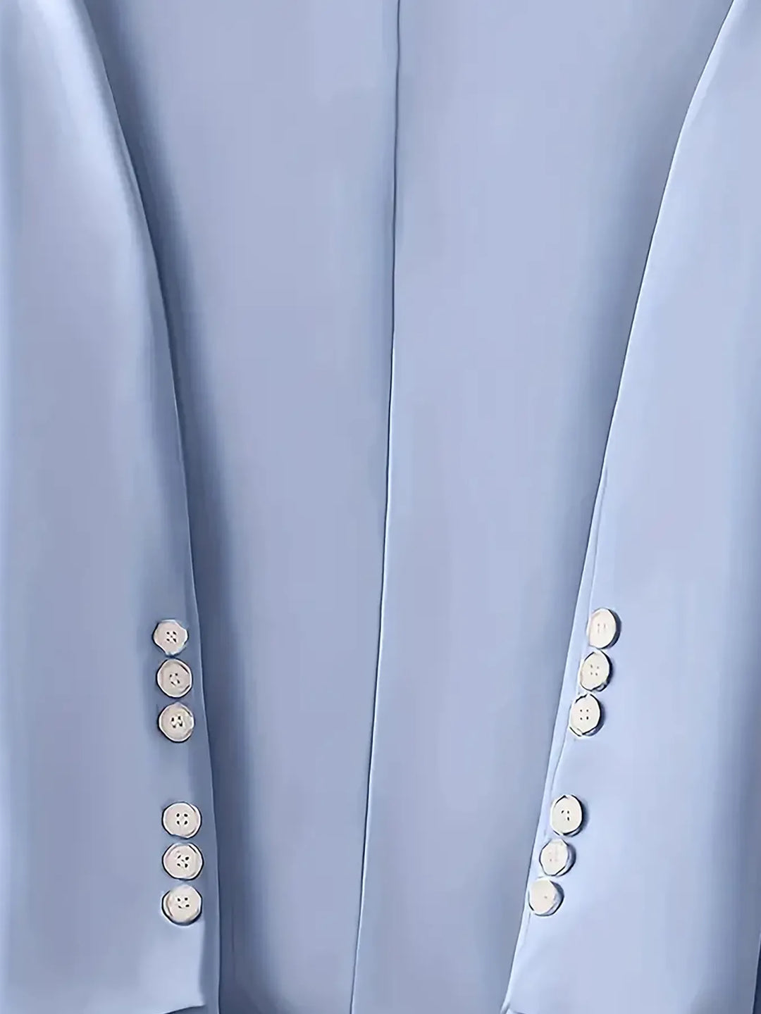 Single-Button Long Sleeve Blazer