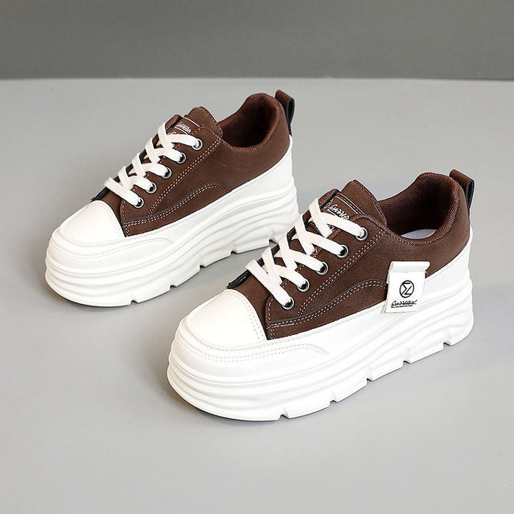 Women's Hidden-Heel Thick-Soled Durable All-Match Breathable Sneakers