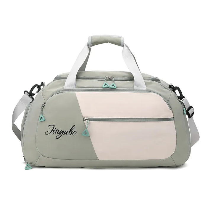 Contrast Nylon Travel Bag