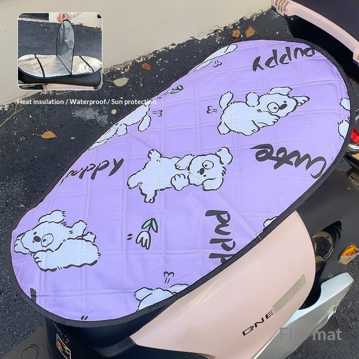 Dust-Proof And Heat-Insulated Motorcycle Seat Cover