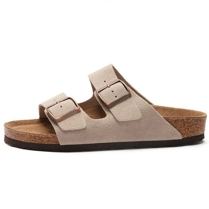 Double Buckle Open Toe Sandals