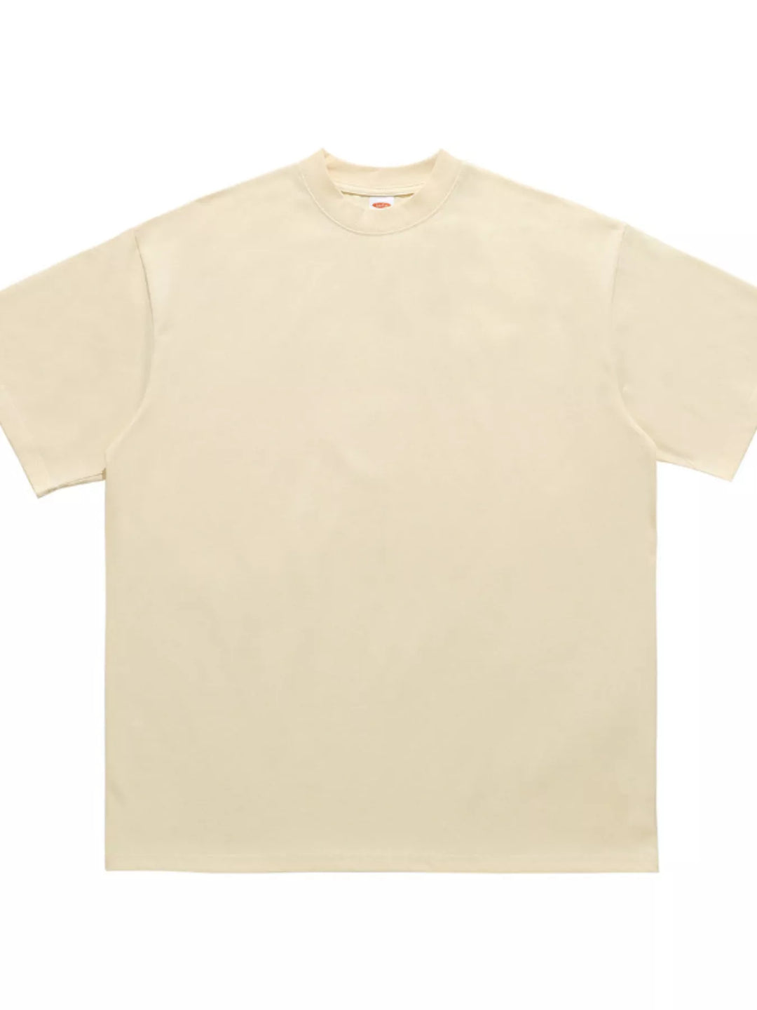 Men's Oversized Solid Color Crew Neck T-Shirt