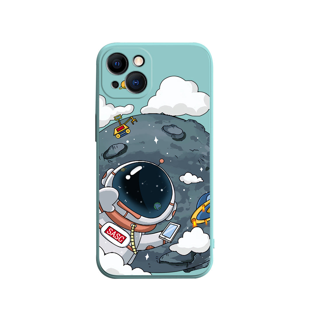 Rubik's Cube TPU Phone Case Side Astronaut