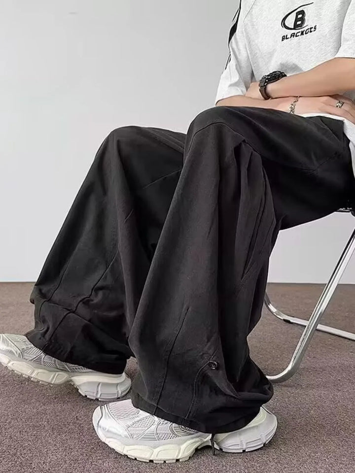 Men's Plus Size Loose Fit Casual Cargo Pants