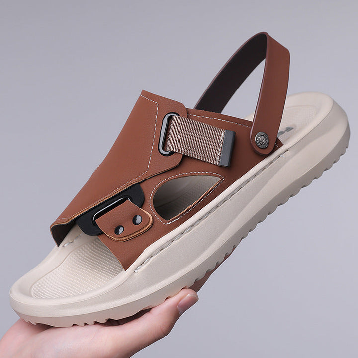 Extra-large Size Sandals For Men Summer New Arrival Soft-soled And Casual