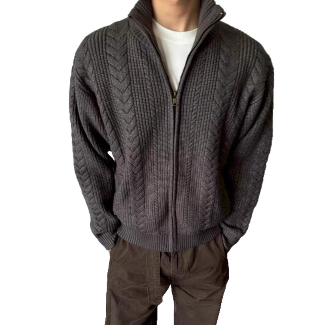 Laid-back Knit Cardigan For Fall And Winter