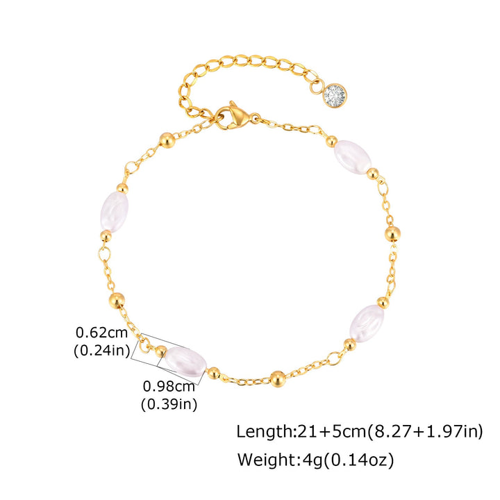 Pearl Chain Anklet Chic And Elegant For Women
