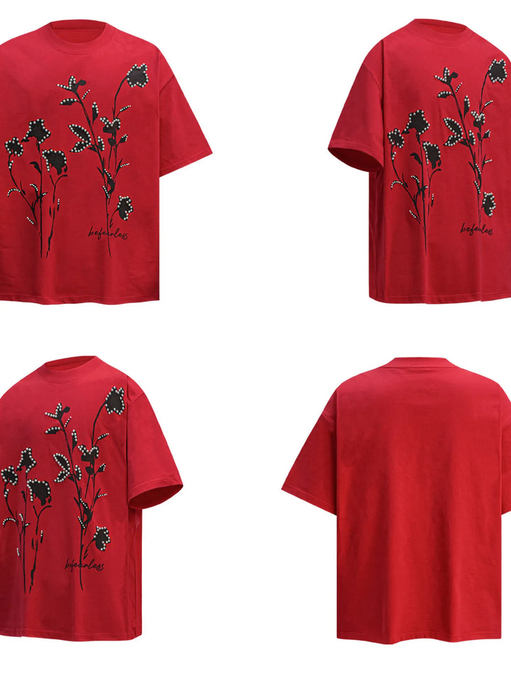 Men's Graphic Round Neck Short Sleeve T-Shirt
