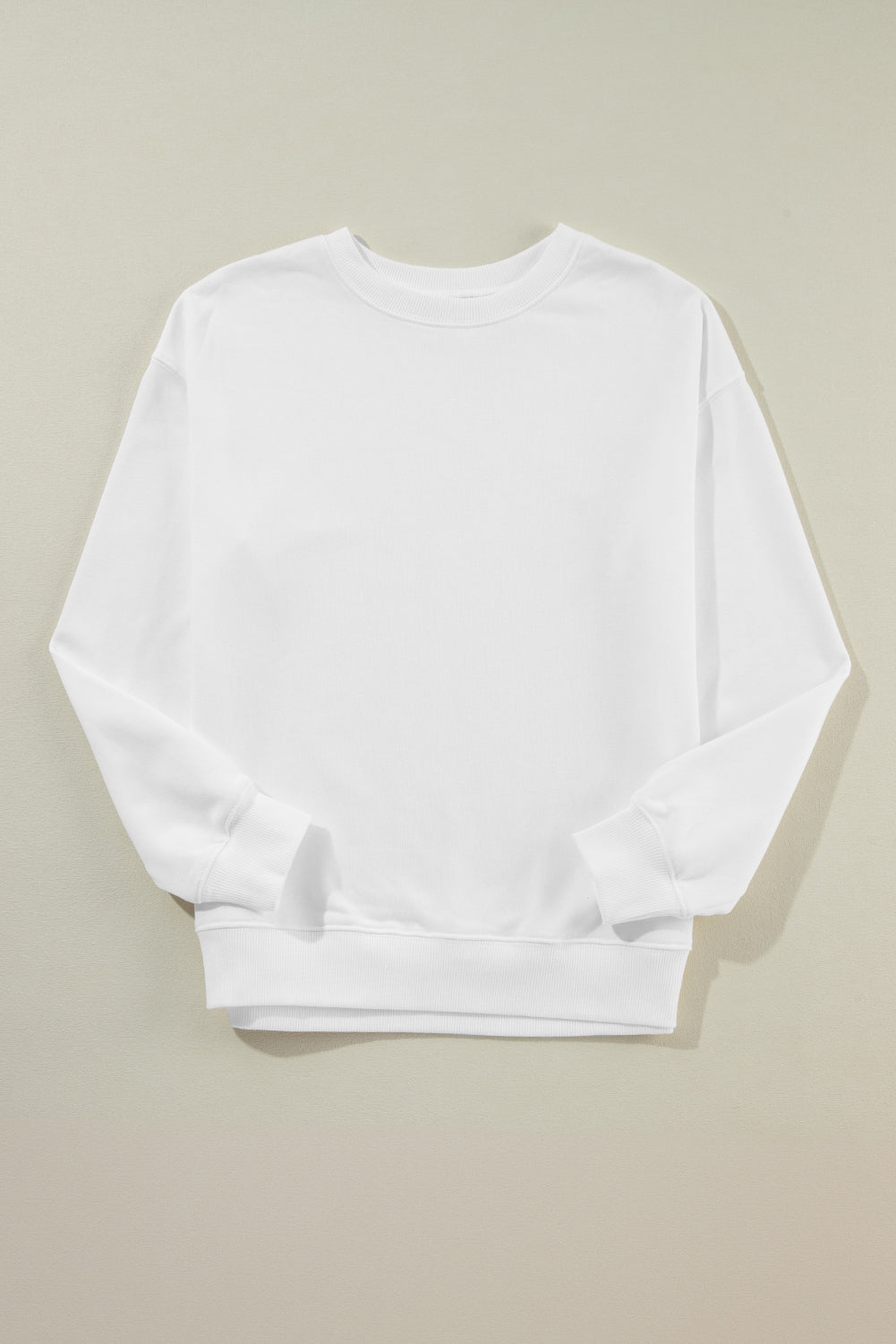 Sweat-shirt ras du cou classique et solide